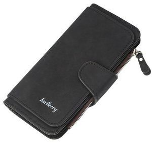 Women's Fashion Wallet-Clutch-Pocketbook Purse in Black